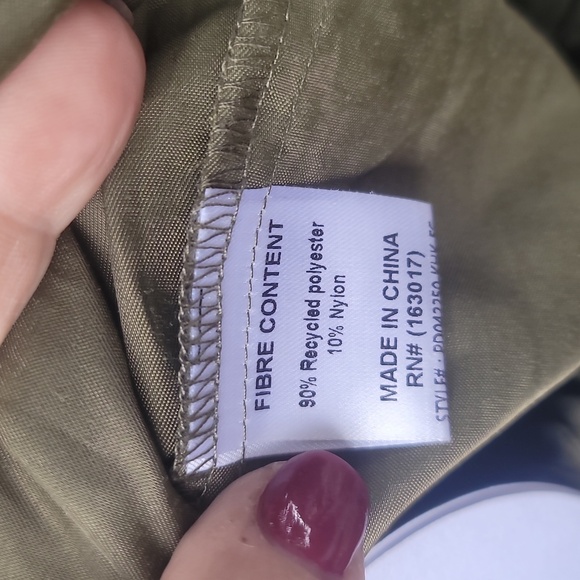 Princess Polly wide leg olive casual soft Pants elastic waist 2 nwt - Picture 4 of 5